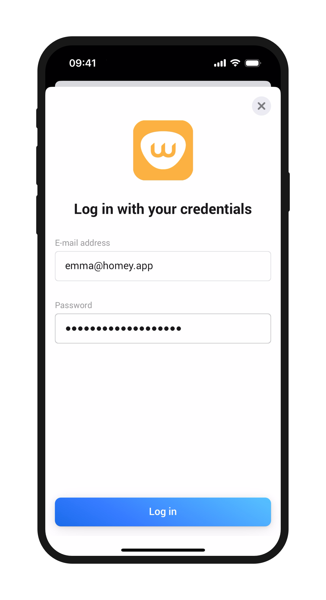 homey-app-whisker-sign-in.png